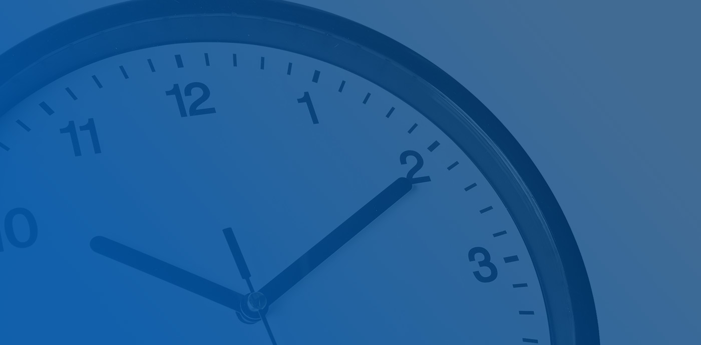 Daylight Saving image hero that includes a clock image